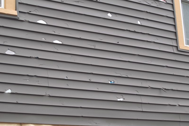 Repaired Siding and Exterior